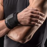 Muñequera tubo con velcro de Neoprene